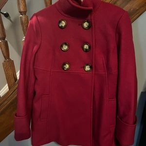 Red Michael Kors peacoat